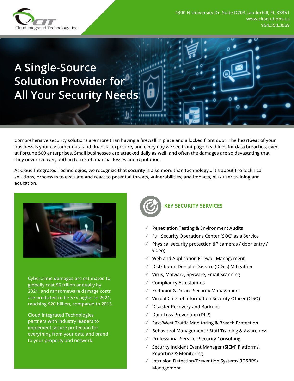 Security brochure