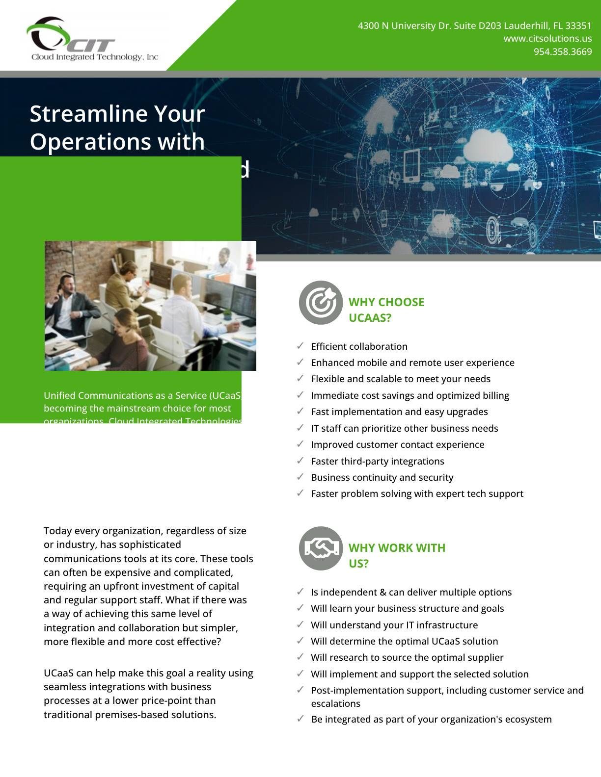 UCaaS brochure